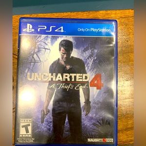 Uncharted 4 ps4 game!!